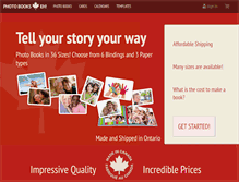 Tablet Screenshot of photobookseh.ca